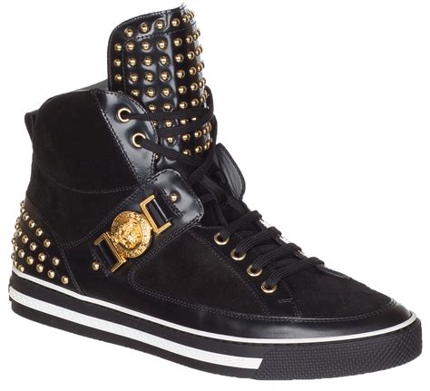 versace shoes mens sneakers|high top versace sneakers men.